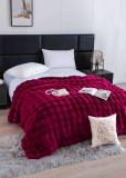 Cumpara ieftin Patura cocolino de lux din blana artificala de iepure 200x230cm,visinie-F095