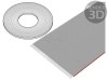 Cablu bandă 1mm neecranat PVC gri 50x28AWG