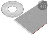 Cablu bandă 1,27mm neecranat PVC 50x28AWG