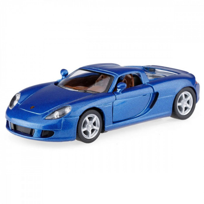 Macheta Kinsmart Porsche Carrera GT 1:36 Albastru KT5081