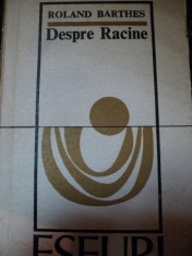 DESPRE RACINE-ROLAND BARTHES,BUC.1969 foto