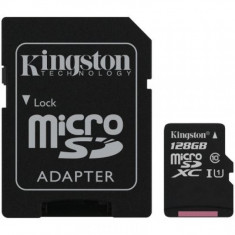 Card memorie Kingston Canvas Select Plus, 128 GB, Clasa 10 foto