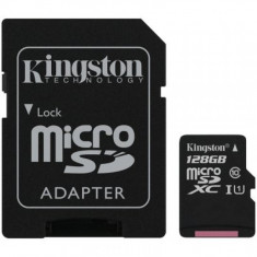 Card memorie Kingston Canvas Select Plus, 128 GB, Clasa 10