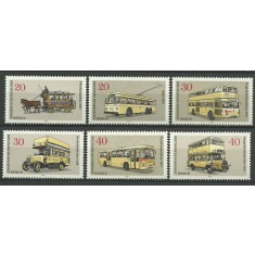 Berlin 1973 - Autobuze, transport, serie neuzata
