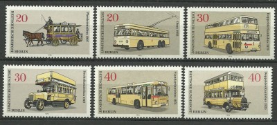 Berlin 1973 - Autobuze, transport, serie neuzata foto