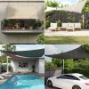 Panza Parasolar Dreptunghiulara Caramiziu 2x3.5m HDPE 160g/m&sup2; Protectie UV vidaXL