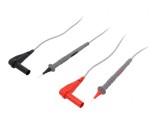 Cabluri de măsurare 60V 3A 1m negru/roșu
