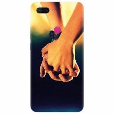 Husa silicon pentru Xiaomi Mi 8 Lite, Couple Holding Hands