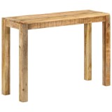 Cumpara ieftin Masa consola, 110x35x76 cm, lemn de mango nefinisat