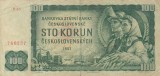 CEHOSLOVACIA 100 korun 1961 VF!!!