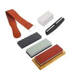 Set pentru ascutit diferite tipuri de cutite, ustensile de bucatarie, topoare, dalti si foarfece, Kraft