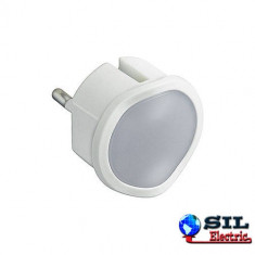 Lampa veghe cu senzor si dimmer, alb, 050676, Legrand foto