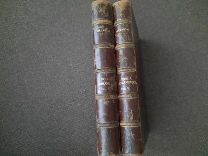 POEZIA ROMANEASCA Dela Origine pana in zilele noastre 1673-1937 Gh. Cardas 2 VOL