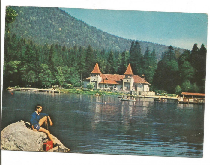 carte postala-TUSNAD-Lacul Ciucas