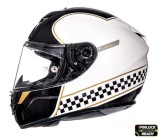 Cumpara ieftin Casca integrala pentru scuter - motocicleta MT Rapide Revival B1 alb/negru lucios (fibra sticla) XL (61/62cm)