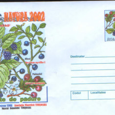 Intreg pos plic nec 2002 - Expozitia Filat.Natura - Timisoara - fructe de padure