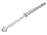 Plastic Anchor with Screw 8x80 Zinc-Plated Steel