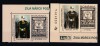 ROMANIA 2004 LP 1650 LP 1651 ZIUA MARCII POSTALE ROMANESTI DANTELAT+NEDANT. MNH, Nestampilat