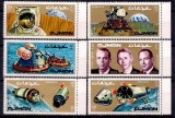 Ajman 1971 - Apollo 14, cosmonautica, serie dantelata neuzata