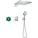 SISTEM DUS INCASTRAT RAINDANCE E 300 1JET, CU CAP DUS SHOWER SELECT RECTANGULAR