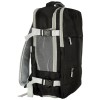 Rucsac Calatorie Negru, 45x28x16 cm, Impermeabil, Bagaj de Mana Avion Low Cost, Compartiment Incaltaminte, Port USB