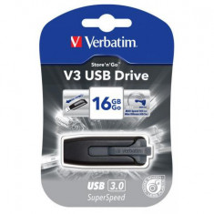 Stick memorie Verbatim Store 'n' Go V3 16GB, USB 3.0, Black