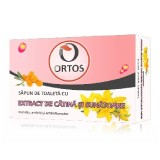 Sapun cu extract de catina si sunatoare, 100g, Ortos