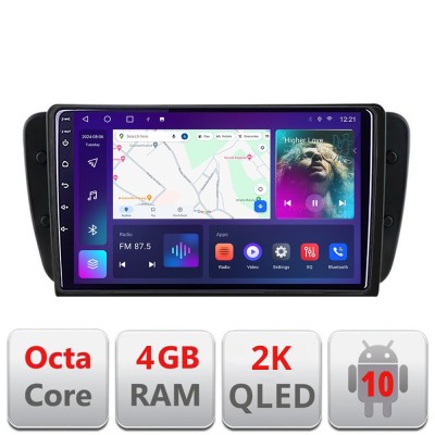 Navigatie Seat Ibiza 2008-2014 C-246 Android Octa Core Ecran 2K QLED GPS 4G 4+32GB 360 KIT-246+EDT-E409-2K CarStore Technology foto