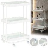 Asistent cosmetic pentru coafor pentru salon ST028 dulap universal cărucior masă pe roți cu trei rafturi