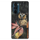 Husa Motorola Edge 30 Pro Silicon Gel Tpu Model Owl Painted