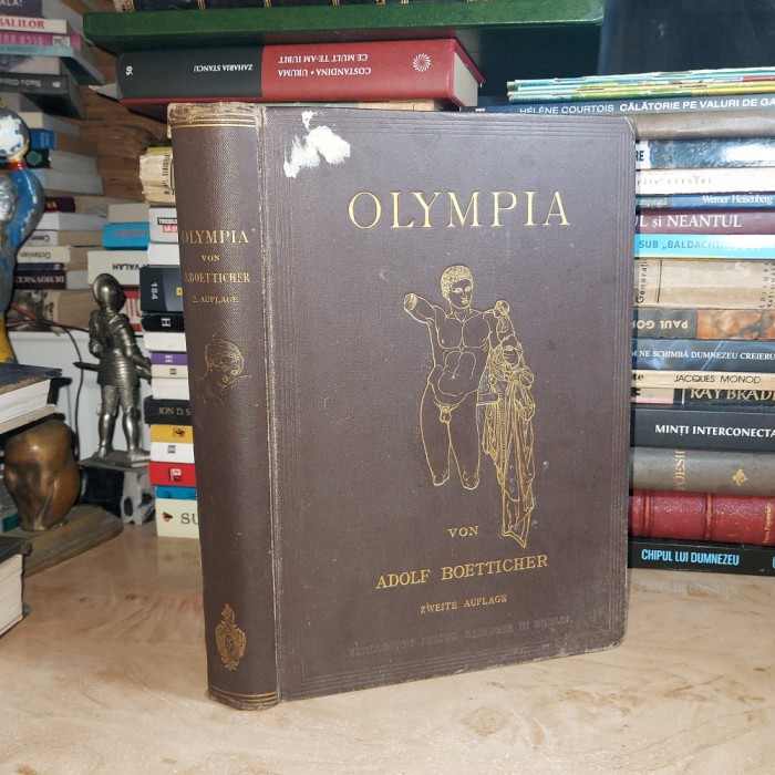 ADOLF BOETTICHER - OLYMPIA ( GRECIA ANTICA ) , EDITIA A II-A , BERLIN , 1886 *