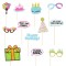 Set Accesorii Deghizare Foto Props, Multicolor, 12 Bucăți