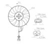 NRF 47969 Ventilator, radiator