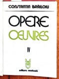 Opere/Oeuvres, vol. 4 Constantin Brailoiu
