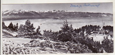 bnk cp Iarna pe masivul Postavarul - Vedere - uzata foto