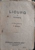 Licurg de Plutarc, 1922, Biblioteca Revistei Ideei, carte veche, limba romana, P. Usoiu, 56 pagini