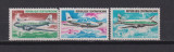 AFRICA CENTRALA 1967 AVIATIE MI. 144-146 MNH, Nestampilat