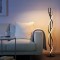 Lampadar LED Upsilon, 48W, 3000K/4000K/6000K, Metal si Acril, Negru ModernLight Concept
