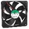 Ventilator 120x120x25mm, 12V DC, volum aer 127.42m3/h, lagar cu bila, SUNON - EEC0251B3-000U-A99