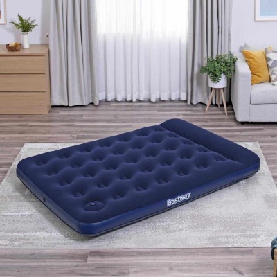 Best Way Saltea cu Aer albastru 191 x 137 x 28 cm Plastic 42007936 foto