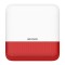 Sirene de exterior wireless AXPRO Hikvision DS-PS1-E-WE(Red Indicator),
