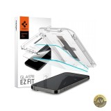 Folie de protectie Ecran Spigen EZ FIT pentru Apple iPhone 14 Pro Max Sticla securizata Full Glue Set 2 bucati AGL05202