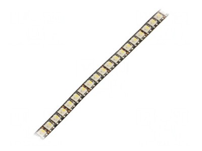 Bandă LED RGBW 5V 144 LED/m PCB negre 8mm foto