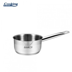 Cratita cu maner Maestro, inox, 1 l, 14 x 7 cm, gradata in interior