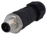 Mufă M12 5-PIN Tată IP67 pe Cablu