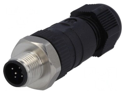 Mufă M12 5-PIN Tată IP67 pe Cablu foto