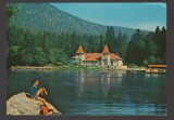 CPIB 24434 CARTE POSTALA - BAILE TUSNAD, LACUL CIUCAS, CIRCULATA, 1975, STAMPILE, TIMBRU