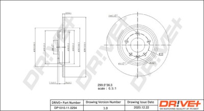 Dr!ve+ DP1010.11.0294 Disc frana foto