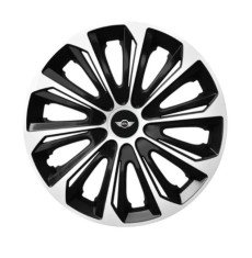 Set 4 capace roti Extra strong silver R15 pentru gama auto Mini Cooper
