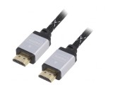 Cablu HDMI 2.0 Textil 1.5m Negru